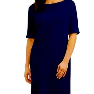 Karen Scott Sport- Cuffed Sleeved Dress